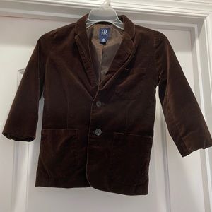 Gap Boys 4-5T Brown Suede style blazer